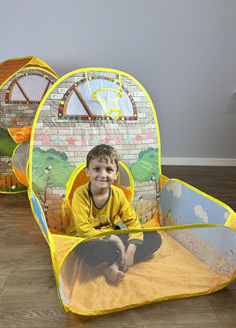 Детская палатка домик с тоннелем / палатка для детей 66925 DobraMAMA (260632643)