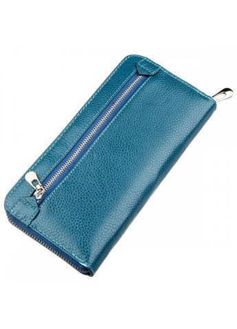 Жіночий блакитний гаманець з натуральної шкіри ST Leather 18861 Блакитний ST Leather Accessories (262453789)