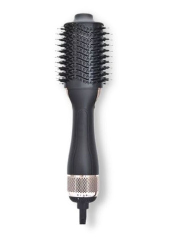 Фен щетка расческа с насадкой для укладки и завивки волос R411 черный (40541-R411_417) XPRO (262892772)