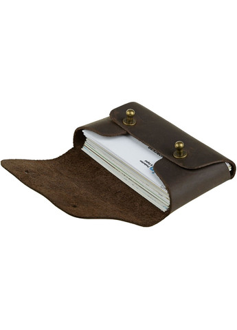 Визитница из натуральной кожи 16160 Темно-коричневый Shvigel (262524173)