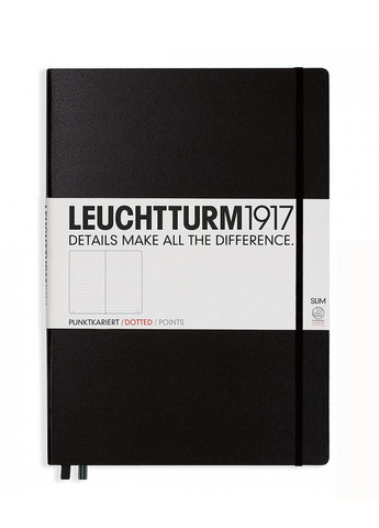 Блокнот Master Slim A4+, чорний, крапка Leuchtturm1917 (269901190)