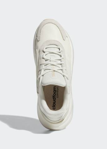 Белые всесезонные кроссовки для бега ozelle cloudfoam lifestyle adidas
