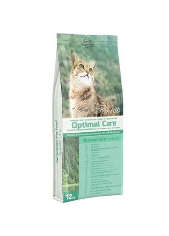 Carpathian Optimal Care Для всіх порід віком від 1 до 7 років. З куркою та скумбрією. Для виведення шерсті. 12 кг. Carpathian Pet Food (275924983)