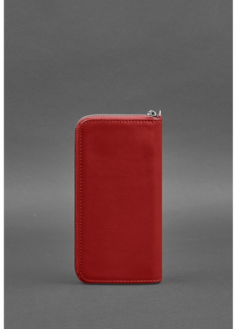 Шкіряне чоловіче портмоне на блискавці 6.1 червоне BN-PM-6-1-RED BlankNote (263605917)