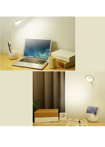Лампа настільна світлодіодна TAIGEXIN акумуляторна 3 в 1 органайзер нічник та тримач для телефону Good Idea tgx-772 (266623071)