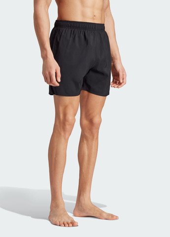 Мужские черные спортивные плавательные шорты solid clx short-length adidas