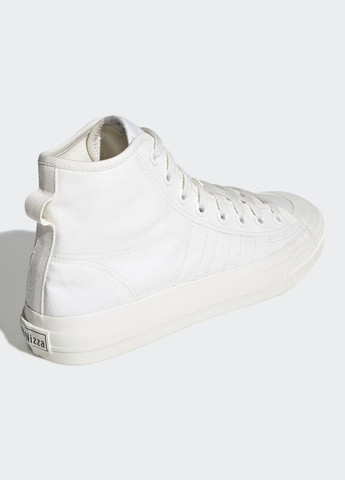 Белые всесезонные кеды nizza rf hi adidas