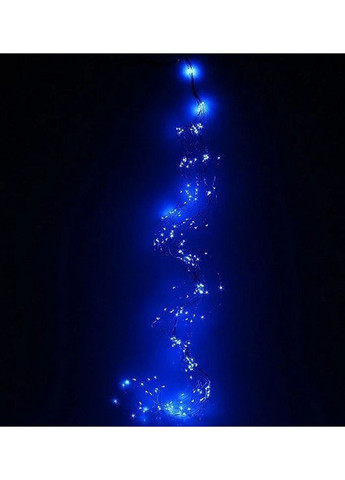 Гірлянда-пучок електрична "Кінський хвіст" на 200 світлодіодів 10 ниток 2 м по 20 діодів статичний режим Синій Led (262805860)