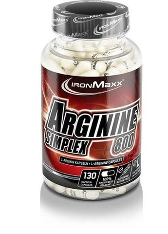 Arginine Simplex 800 130 Caps Ironmaxx (257079343)
