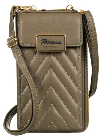Сумка-гаманець жіноча із екошкіри з кишенею для телефону PTN M-10 Peterson (259684092)