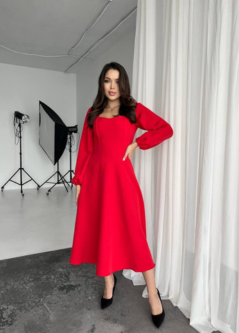 Красное женское платье Украина