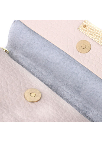 Красивая кожаная женская сумка с оригинальной плечевой лямкой 22404 Белая Vintage (276457518)