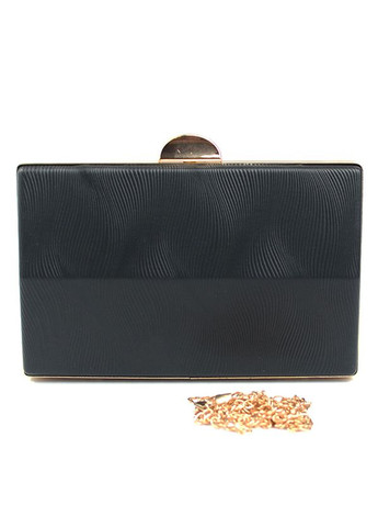 Черный вечерний маленький клатч бокс на цепочке, выпускная парадная мини сумочка через плечо No Brand (266701154)