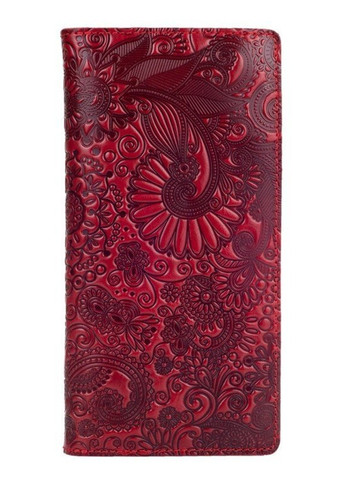 Кожаное портмоне WP-05 Crystal Red Mehendi Art Красный Hi Art (268371297)