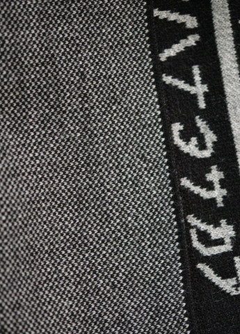 Серый светри худі з ієрогліфами чорна з сірим (1100711) Lemanta