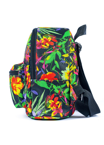 Детский маленький разноцветный рюкзак с цветочным принтом для садика прогулок городской 5л No Brand (258591337)