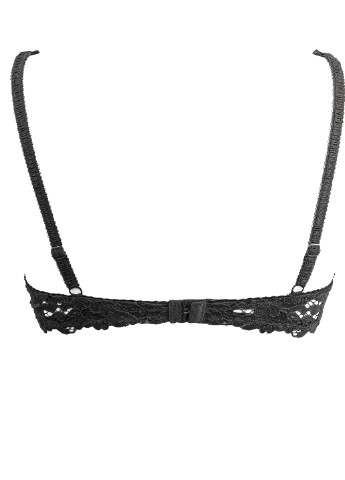 Чёрный бюстгальтер жіночий push-up +2 daniella 80c чорний 1759 V.I.P.A. полиамид