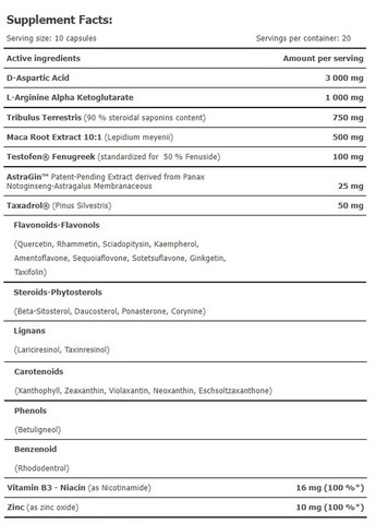Testo F-200 200 Caps Amix Nutrition (257495226)