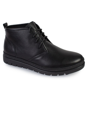 Черные зимние ботинки мужские бренда 9501065_(1) ModaMilano