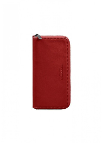 Шкіряне чоловіче портмоне на блискавці 6.1 червоне BN-PM-6-1-RED BlankNote (263605917)