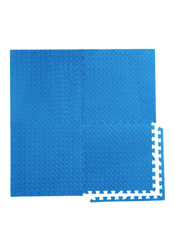Мат-пазл (ласточкин хвост) Cornix Mat Puzzle EVA 120 x 120 x 1 cм XR-0237 Blue No Brand (264642930)