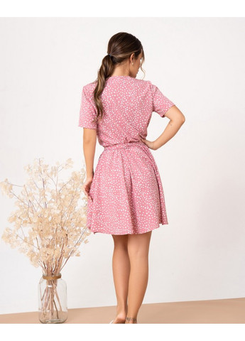Розовое повседневный платья 13875 розовый ISSA PLUS