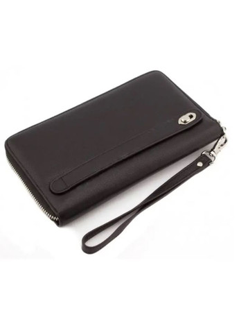 Шкіряний чоловічий гаманець - органайзер на блискавці 21,5х12 5901Q (18237) чорний Marco Coverna (259752484)