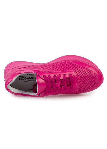 Розовые демисезонные кроссовки женские бренда 8200404_(1) ModaMilano