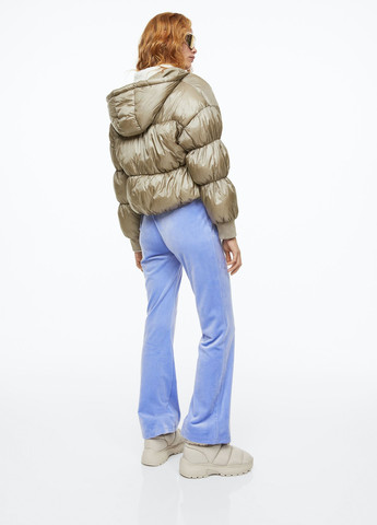 Бежевая демисезонная куртка з капюшоном H&M
