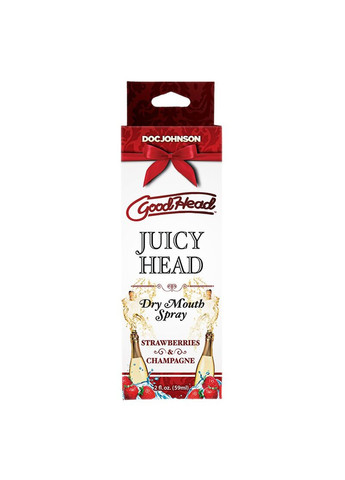 Зволожувальний спрей оральний GoodHead - Juicy Head - Strawberries and Champagne 59мл Doc Johnson (266554614)