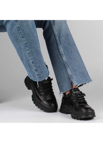Черные демисезонные женские кроссовки 198957 Lifexpert