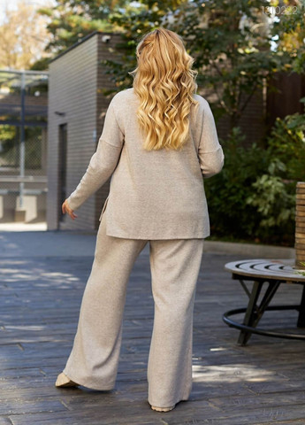 Костюм вільного крою з брюками-палаццо No Brand (275469778)