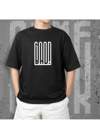 Чорна футболка з принтом - good or bad No Brand