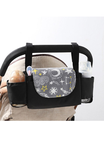 Органайзер сумка на ручку детской коляски компактный универсальный портативный на липучках полиэстер 12.5х22х8 см (475073-Prob) Unbranded (262083048)