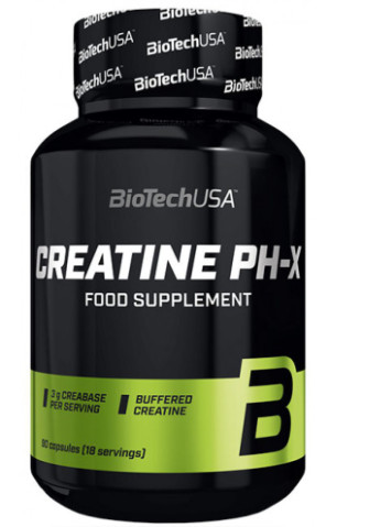 Creatine pH-X 90 Caps Biotechusa (256724123)