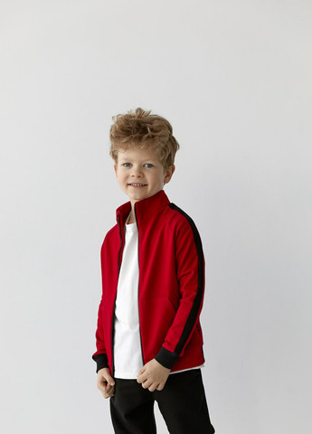 Спортивный костюм на мальчика цвет красный с черным 406644 New Trend (259033952)