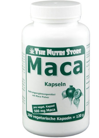 Maca 500 mg 200 Caps ФР-00000093 The Nutri Store (256721244)