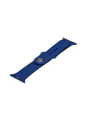 Силіконовий ремінець для Apple Watch Sport Band 38/ 40/ 41 колір темно-синій ЦБ-00200507 Rainbow High (260551712)