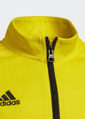 Желтая летняя куртка entrada 22 adidas