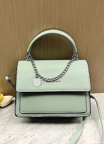 Жіноча класична сумка крос-боді зелена No Brand (275927341)