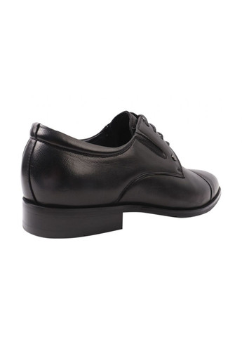 Туфлі чоловічі з натуральної шкіри, на низькому ходу, на шнурівці, колір чорний, Brooman 861-21DT (257438515)