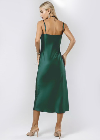 Зеленое кэжуал платье комбинация платье-комбинация Egostyle однотонное