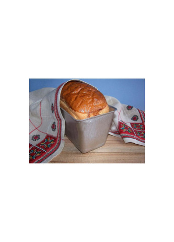 Форма хлебная для выпечки домашнего хлеба кирпичика Л7 алюминий (22х11х11.5 см) Полімет (259038192)