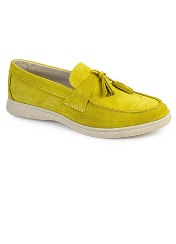 Желтые женские повседневные туфли украинские - фото