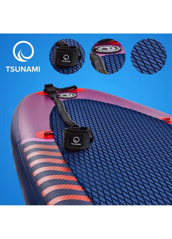 Надувная SUP доска TSUNAMI 350 см с веслом Wave T05 No Brand (261241672)