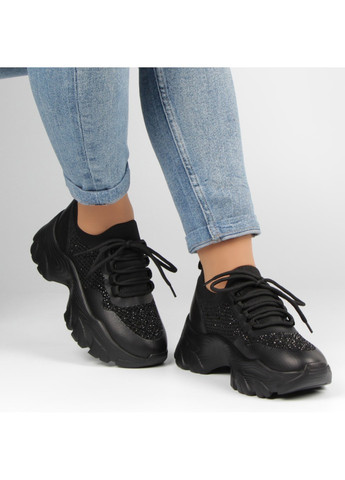 Черные демисезонные женские кроссовки 198084 Buts