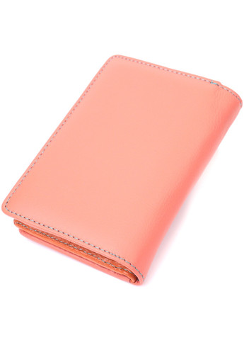 Оригінальний гаманець для жінок із натуральної шкіри 22499 Помаранчевий st leather (277980555)