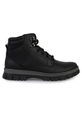 Черные зимние ботинки мужские бренда 9501090_(1) ModaMilano