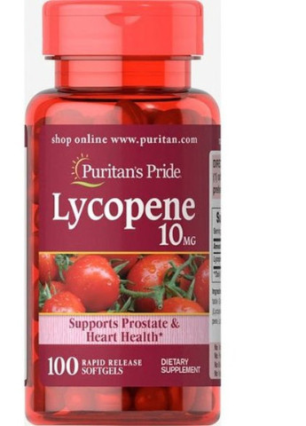 Puritan's Pride Lycopene 10 mg 100 Softgels Puritans Pride (256723468)