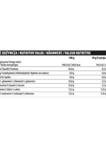 BCAA Xtra Powder +L-Glutamine 800 g /80 servings/ Lemon ActivLab (256723522)